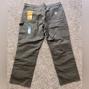 NWT Carhartt Men's Rugged Flex Relaxed Fit Duck Double-Front Utility Work Pant